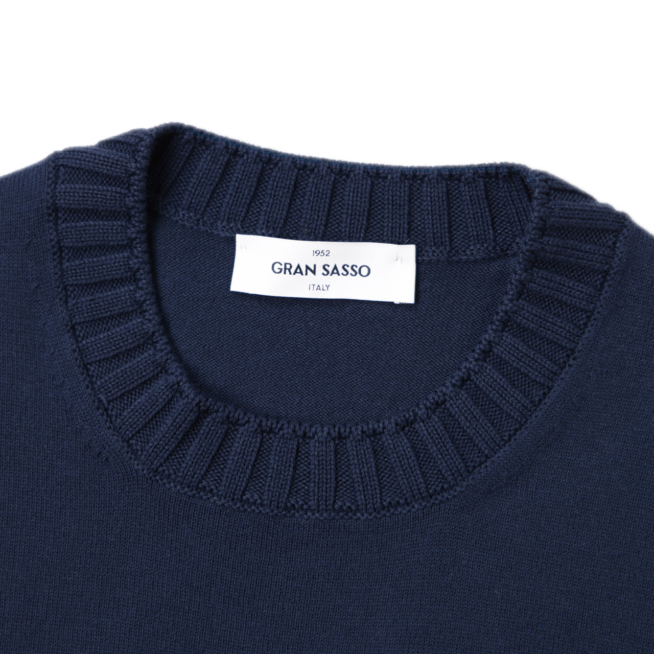 Gran Sasso グランサッソ ニット Tシャツ ハイゲージ コットン